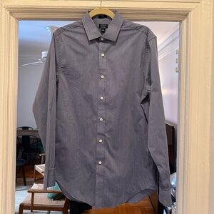 J. Crew Classic Navy Dress Shirt